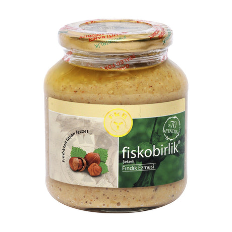 Fiskobirlik Sekerli Findik Ezmesi (hazelnut spread with sugar), 300 g jar
