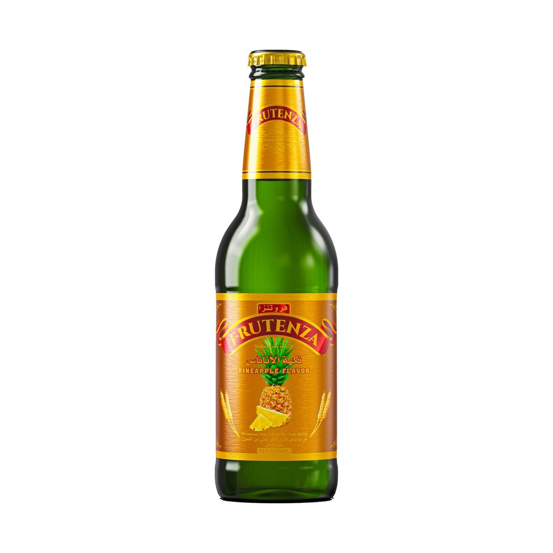 Frutenza Pineapple Flavored Malt Drink 340 ml - front of pack
