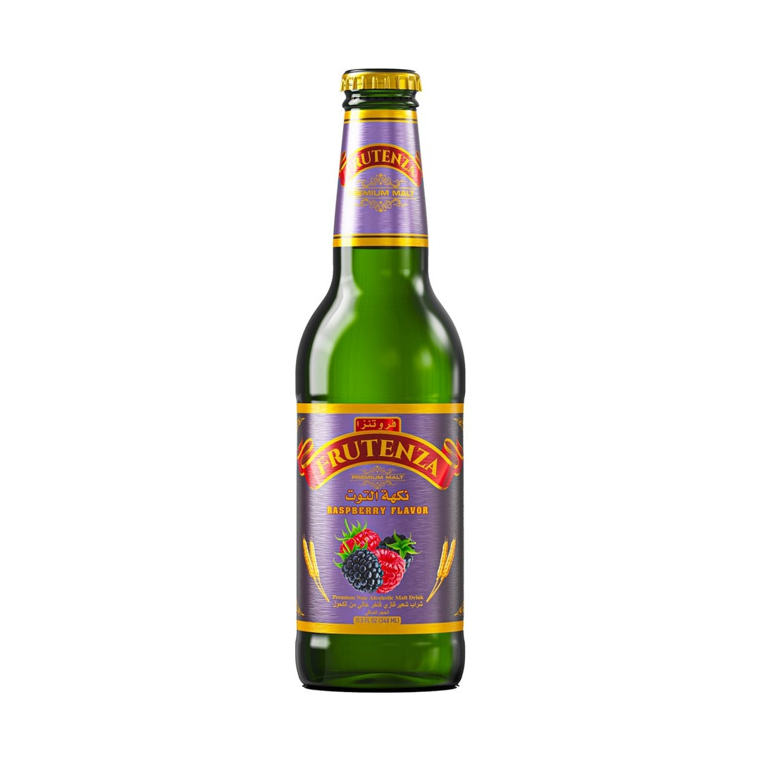 Frutenza Raspberry Flavored Malt Drink 340 ml - front of pack
