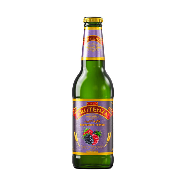 Frutenza Raspberry Flavored Malt Drink 340 ml - front of pack