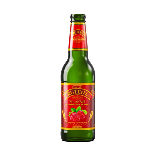 Frutenza Strawberry Flavored Malt Drink 340 ml - front of pack