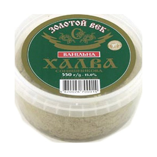 Golden Assorted Sunflower Halva Vanilla 550 g - front of pack