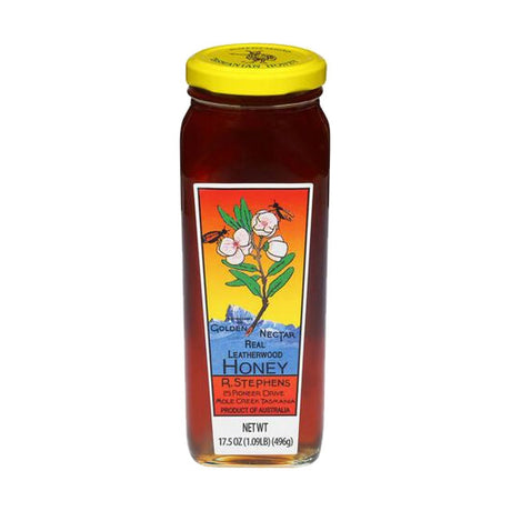 Golden Nectar Real Leatherwood Honey, 17.5 oz