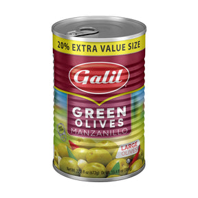 Galil Large Manzanillo Green Olives 672 g