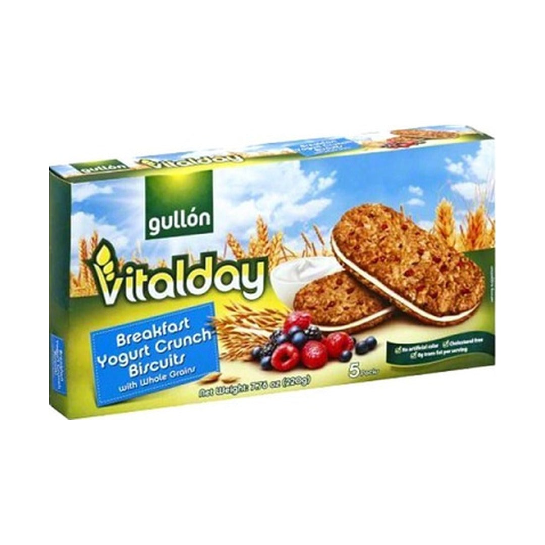 Gullón Breakfast Yogurt Crunch Biscuits 218 g - front of pack