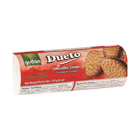 Gullón Dueto Chocolate Sandwich 170 g - front of pack