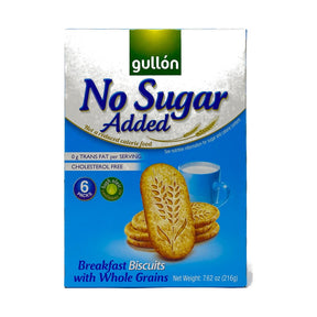 Gullón No Sugar Added Breakfast Biscuits 216 g - front of pack