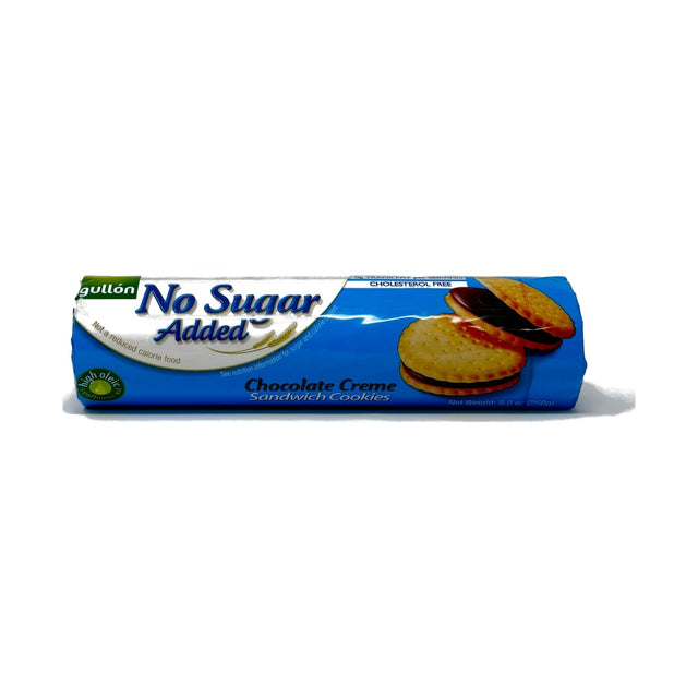 Gullón No Sugar Added Chocolate Cream Sandwich 250 g - front of pack