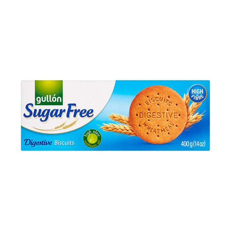 Gullón Sugar Free Digestive Cookies 400 g - front of pack