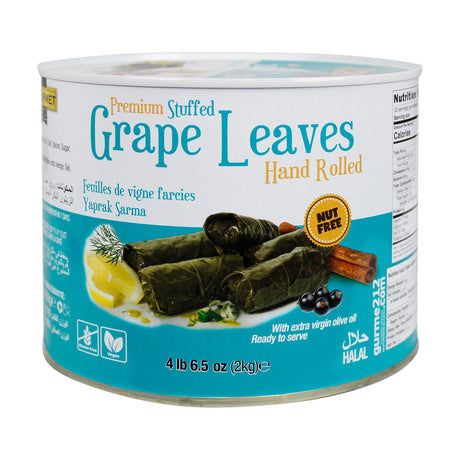 Gurme212 Premium Stuffed Grape Leaves Tray, Gathering Size, 4 lb / 6.5 oz