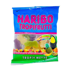 Haribo Tropifrutti tropical fruit gummies, 80 g bag