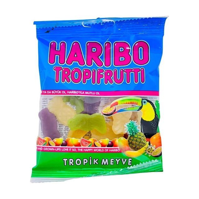 Haribo Tropifrutti tropical fruit gummies, 80 g bag