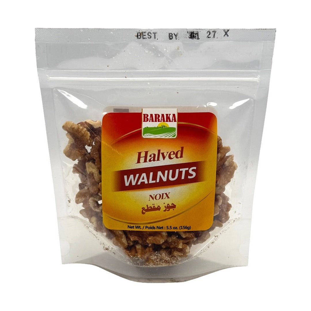 Baraka Halved Walnuts 156 g - front of pack