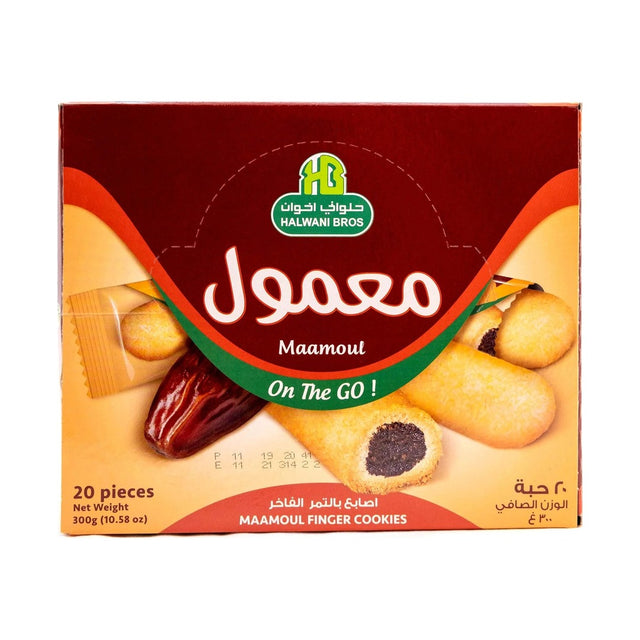 Halwani Maamoul Finger Cookies on the Go 300 g - front of pack