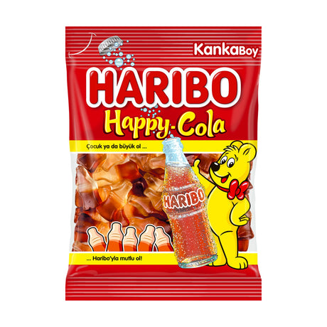 Haribo Happy Cola gummies, 80 g bag