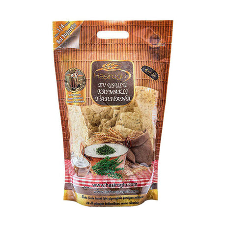 Hasıroğlu Ev Usulü Kaymaklı Tarhana snack sheets, 450 g pouch with handle