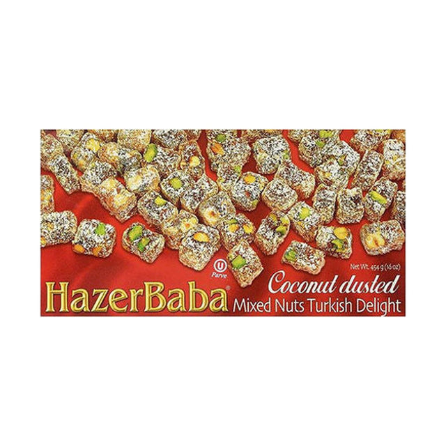 Hazer Baba Mixed Nuts Coconut 454 g - front of pack
