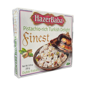 Hazer Baba Pistachio Rich Turkish Delight 250 g - front of pack
