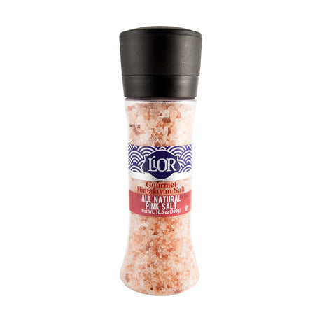 LiOR Himalayan pink salt, grinder, 10.6 oz