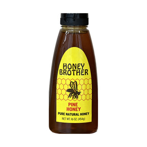 Honey Brother Pine Honey 454 g - front of pack