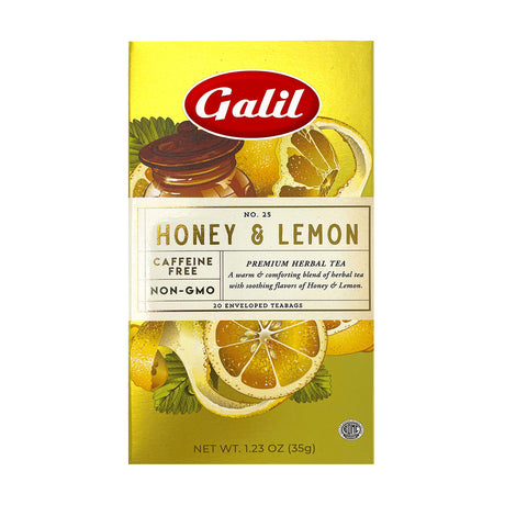 Galil Honey and lemon herbal tea, 1.23 oz