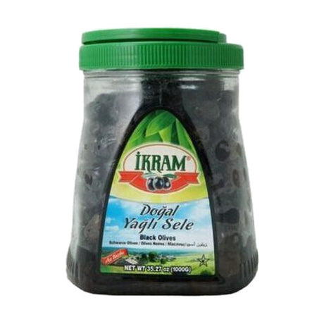 Ikram Sele Black Olives, 1000 g