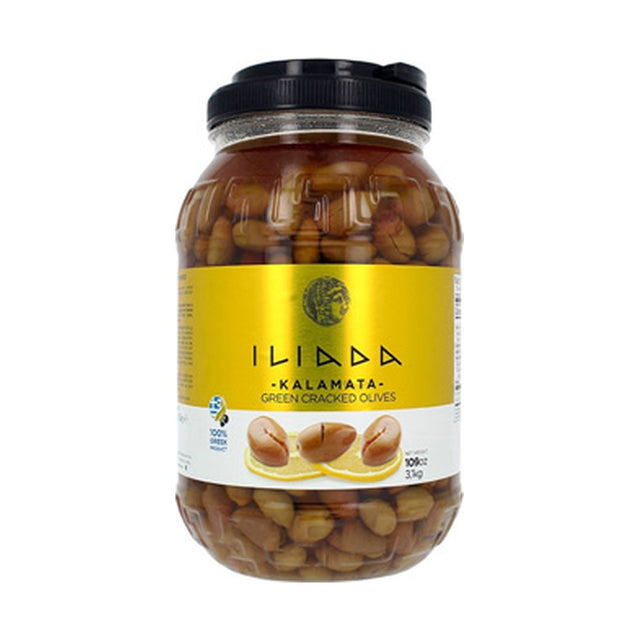 Iliada Cracked Kalamata Olives 3.1 kg - front of pack