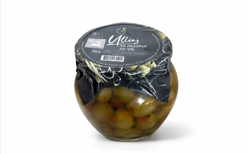 SIDNEJ Berati Olives Stuffed w/Peppers in Olive Oil 550g