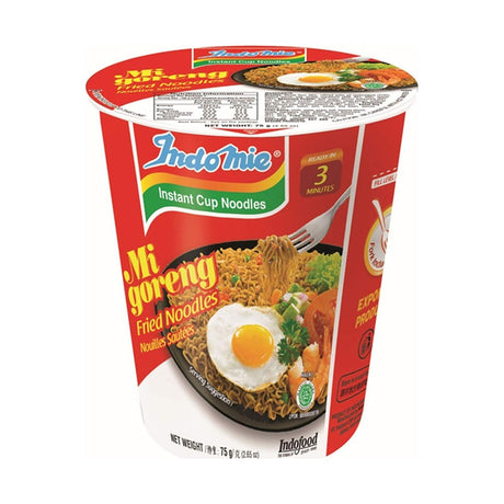 Indomie Migoreng Fried Noodles Cup Original Flavor 75 g - front of pack
