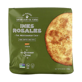 Ines Rosales Rosemary & Thyme Olive Oil Tortas 179 g - front of pack