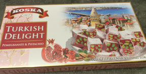 Koska 1907 Turkish Delight, Pomegranate & Pistachio (Nar Aromalı), 400 g box