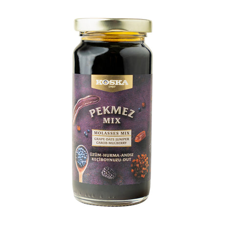 Koska Pekmez Mix (grape, date, juniper, carob, mulberry molasses), 300 g jar