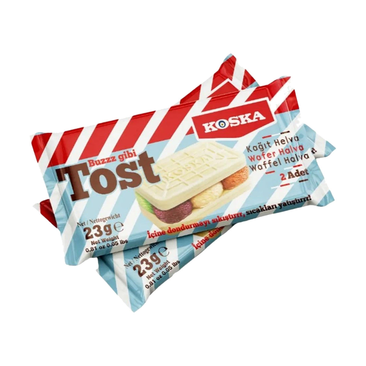 Koska Tost Wafer Halva, 2 pieces, 23 g