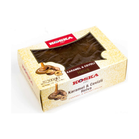 Koska Karamel & Cevizli Helva (caramel and walnut halva), 200 g box