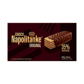 Kras Napolitanke Chocolate Covered Wafers 430 g - front of pack