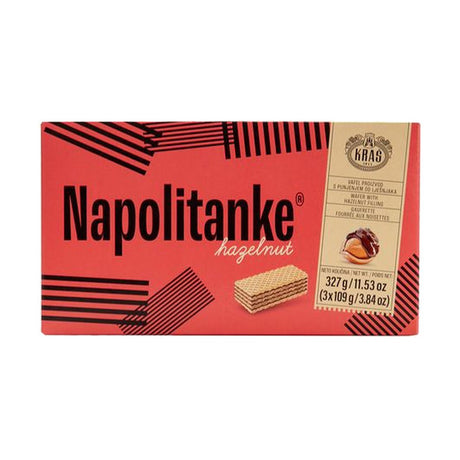 Kras Napolitanke Hazelnut Wafer, 327 g