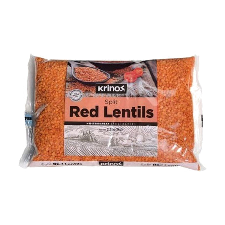 Krinos Red Lentils, 1 kg