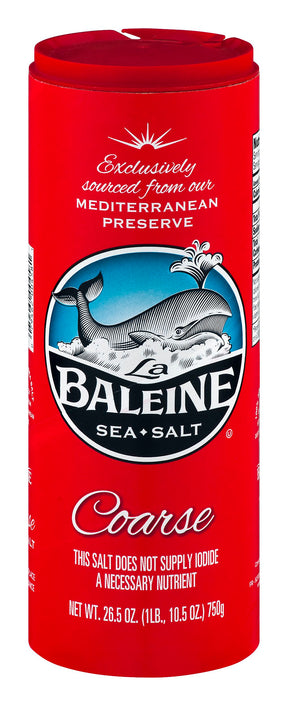 La Baleine Sea Salt, Coarse - 26.5 oz - front of pack