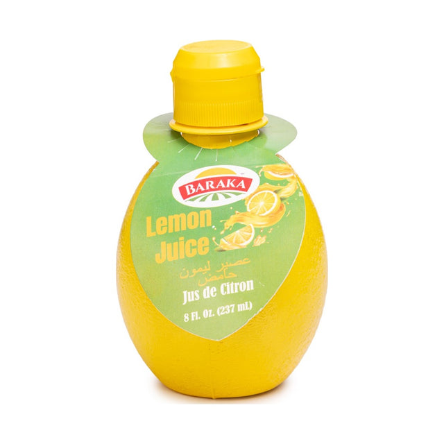 Baraka Lemon Juice 237 ml - front of pack