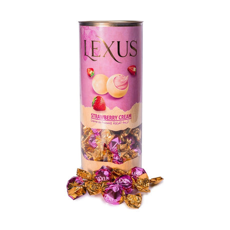 Lexus Strawberry Flavour 500 g - front of pack