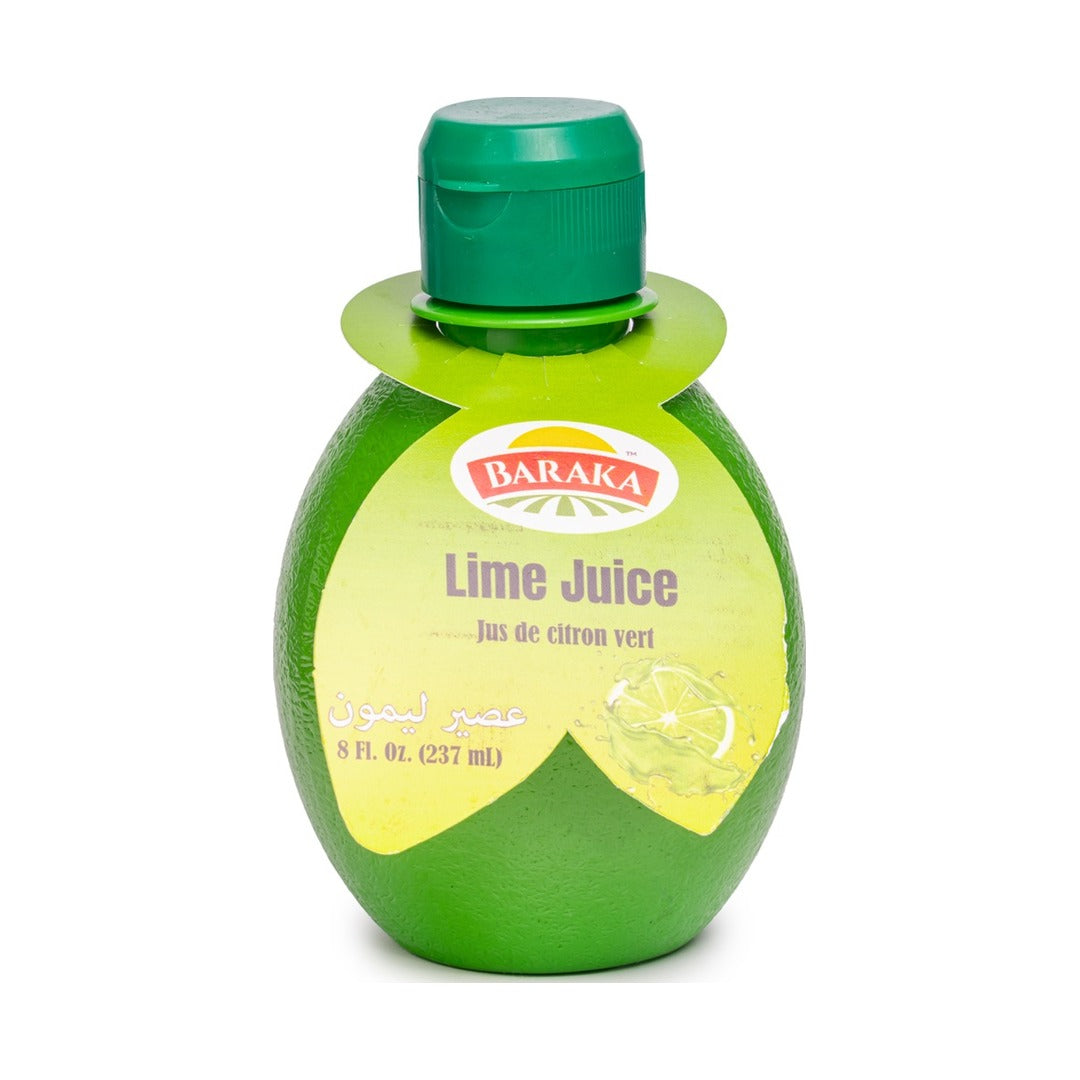 Baraka Lime Juice 237 ml - front of pack