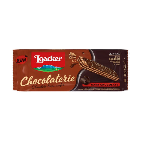 Loacker Chocolaterie Dark Chocolate Wafer 118 g - front of pack