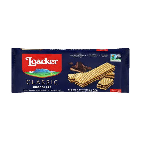 Loacker Classic Chocolate Wafers, 6.17 oz