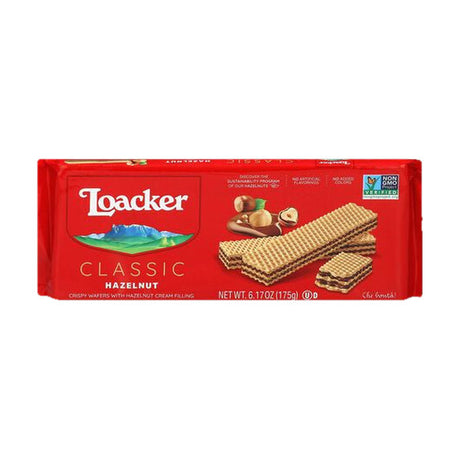 Loacker Classic Hazelnut Wafers, 6.17 oz