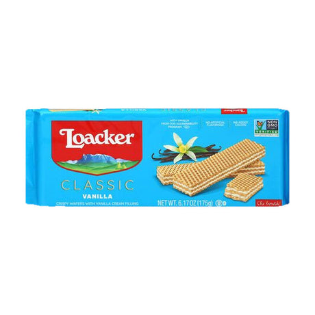 Loacker Classic Vanilla Wafers, 6.17 oz