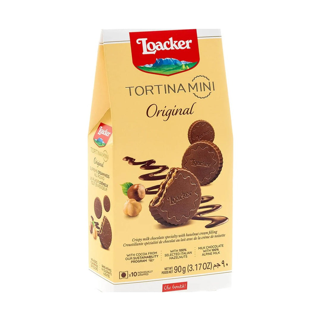 Loacker Tortina Mini Original Hazelnut Gable 90 g - front of pack
