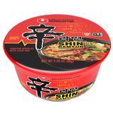 Nongshim Shin Bowl Noodle Soup, Gourmet Spicy, bowl front
