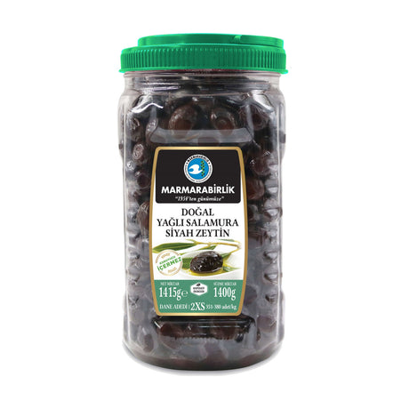 Marmara Birlik Black Olives 2Xs, 1400 g