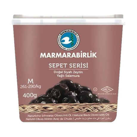 Marmarabirlik Black Olives, 400 g