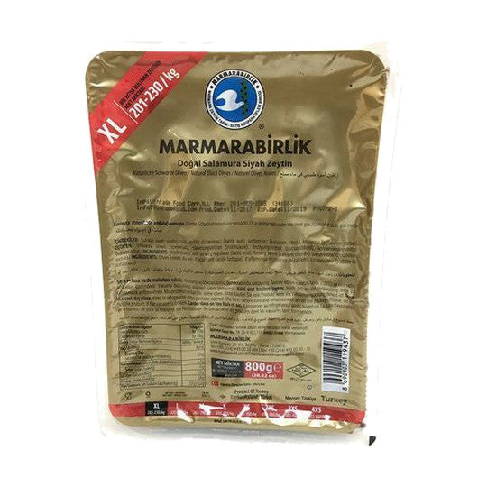 Marmarabirlik Xl Mega Gemlik Black Olives, 28.2 oz